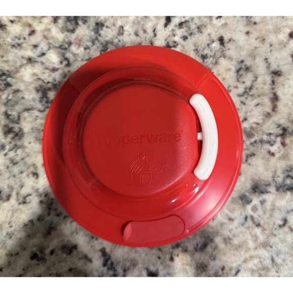 Tupperware Red Power Chef System Food Chopper Manual New Without Box - Picture 6 of 6